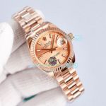 Swiss Rolex Datejust Lady Replica Watch Rose Gold Presidential 28mm